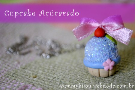 Pingente de Cupcake Açúcarado
